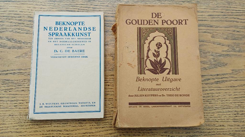 Beknopte Nedl spraakkunst, en De Gouden Poort: '46-'48., Ophalen of Verzenden