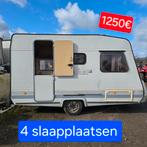 Caravan 4 slaapplaatsen werfkeet camping paarden bouw tuin, Caravans en Kamperen, Ophalen