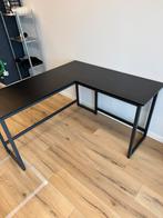 Bureau noir 140x130x50, Maison & Meubles, Bureaux, Enlèvement, Comme neuf, Bureau