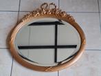 Miroir ovale ancien style Louis XVI en plâtre doré, Enlèvement, Ovale