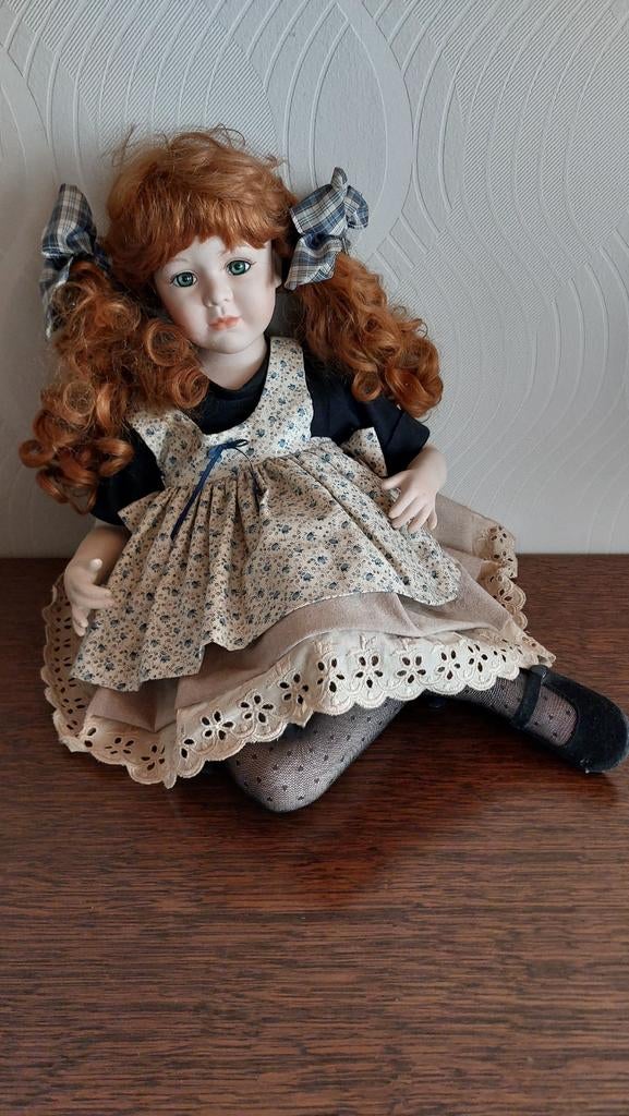 Poupée en porcelaine, Collections, Enlèvement ou Envoi, Poupée