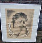 Lithographie signe Louis buisseret, Antiek en Kunst, Ophalen of Verzenden