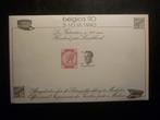 Belgique 1990 Feuillet-souvenir « Belgica 90", Envoi