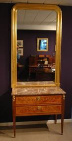 Miroir avec encadrement doré à l'or fin 19ème siècle, Enlèvement, 50 à 100 cm, 150 à 200 cm