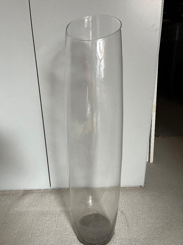 vaas, Enlèvement, Comme neuf, Verre, 50 à 75 cm