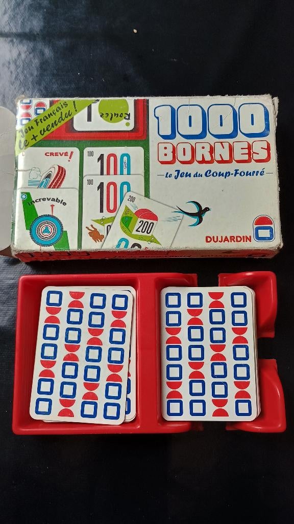 Jeu des 1000 bornes. Vintage, Enlèvement