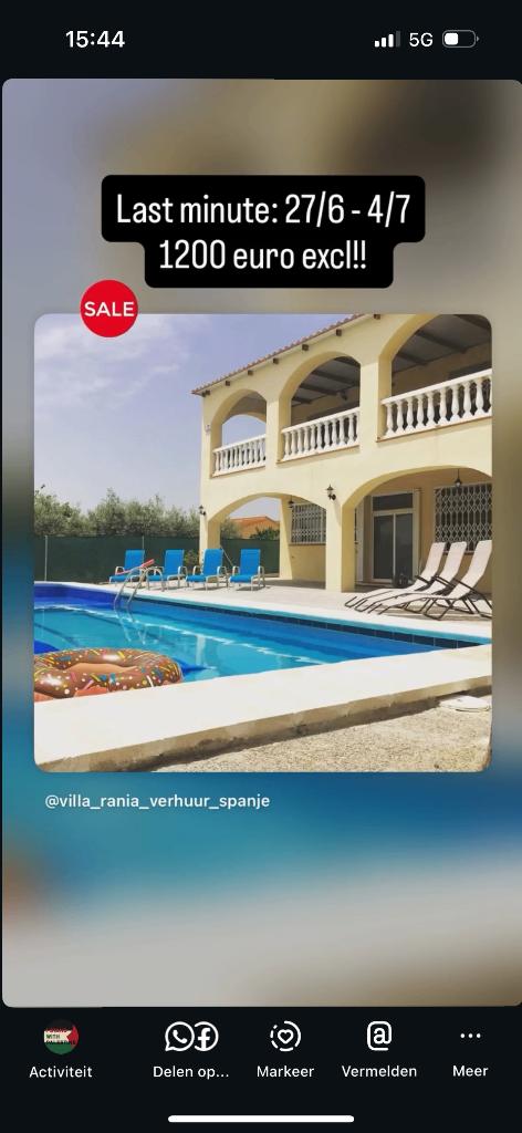 Villa Rania Spanje Verhuur, Immo, Huizen te huur, Vrijstaande woning, Direct bij eigenaar