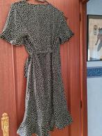 TS zwarte wikkeljurk met witte stippen, Vero Moda, Zwart, Ophalen of Verzenden, Zo goed als nieuw