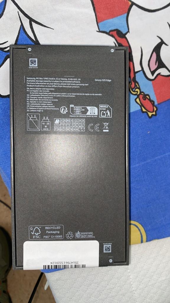 Salsung s25 Edge 256G, Enlèvement ou Envoi, Comme neuf