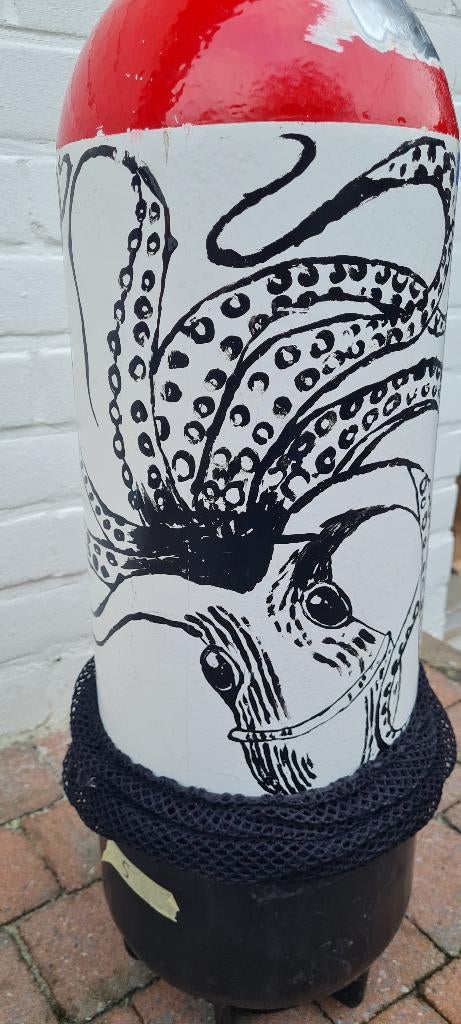 Bouteille de plongée 15L 232bars - double sorties DIN, Enlèvement, Utilisé, Bouteille de plongée