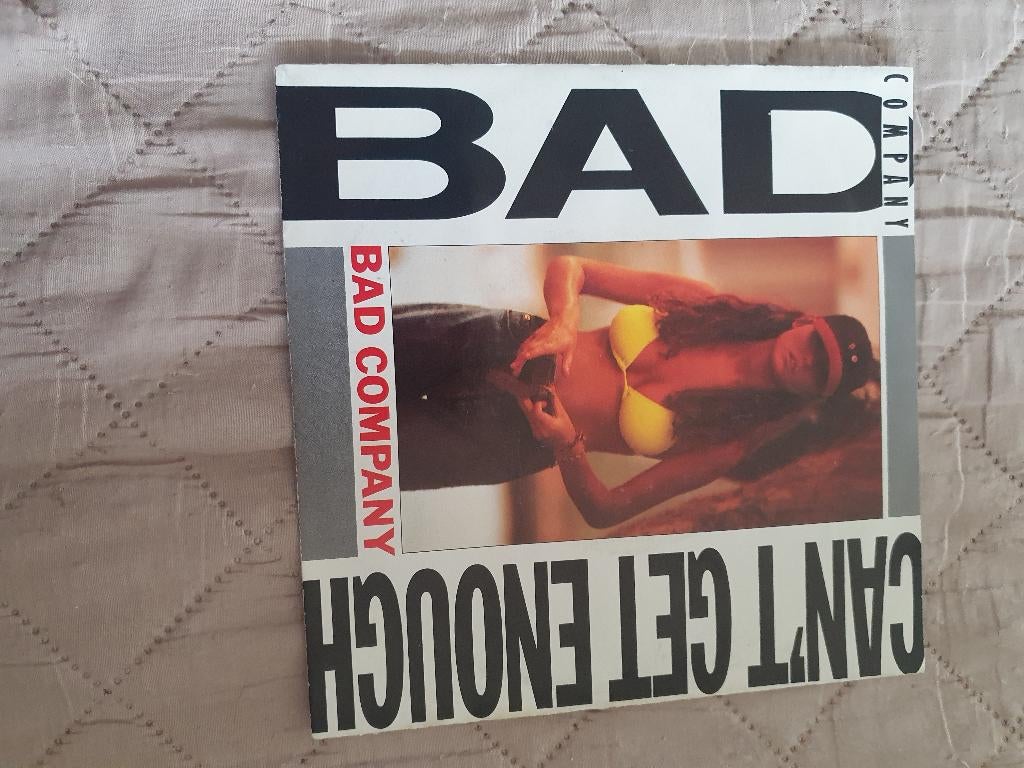 S - Bad Company – Can't Get Enough - 1990, CD & DVD, Vinyles Singles, Enlèvement ou Envoi, 1990 - 1999, Single, Comme neuf