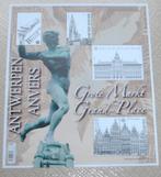 1 blok grote markt van antwerpen, Postzegels en Munten, Frankeerzegel, Ophalen of Verzenden, Zonder stempel, Postfris