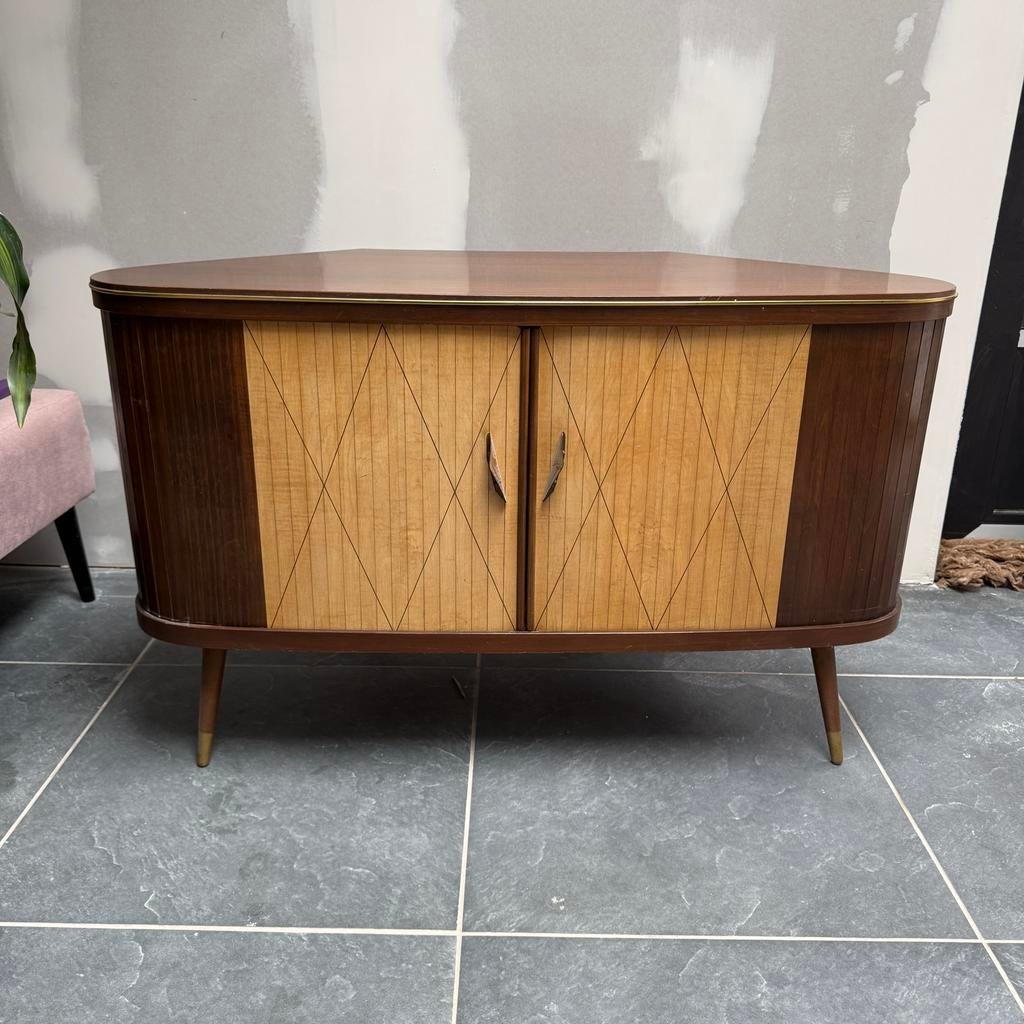 Meuble bar d’angle Vintage (1960) Mid-century, No, Enlèvement, Utilisé, No