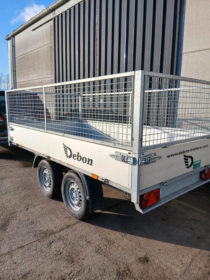 La benne électrique Debon Cheval est comme neuve !, Autos : Divers, Remorques, Comme neuf, Enlèvement