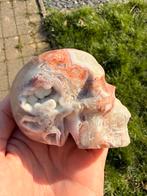 Mexican lace agate schedel, Ophalen of Verzenden