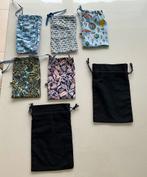 Nieuwe   stoffen zakjes  trekkoord in verschillende prints, Ophalen of Verzenden, Zo goed als nieuw