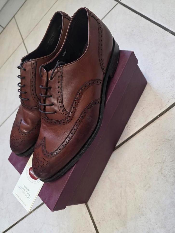 Grenson: English Design Shoes Cognac Calf. Maat: 44,5, Kleding | Heren, Schoenen, Ophalen of Verzenden