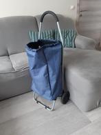 boodschappentas caddy, Ophalen, Nieuw, Blauw, Wieltjes