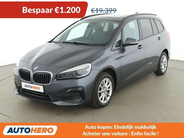 BMW 2 Serie 218 218i Gran Tourer Advantage (bj 2021), Auto's, BMW, Te koop, 2 Reeks Gran Tourer, ABS, Airbags, Airconditioning
