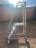 Verrijdbare veilige platformladder bordesladder, Doe-het-zelf en Bouw, Ladders en Trappen, Ophalen, Gebruikt, Ladder, Minder dan 2 meter