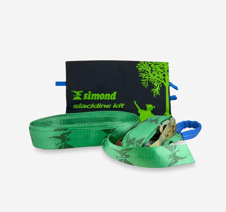 slackline 15 et 25 m, Sport en Fitness, Klimsport, Ophalen, Gebruikt, Klimsport-accessoire