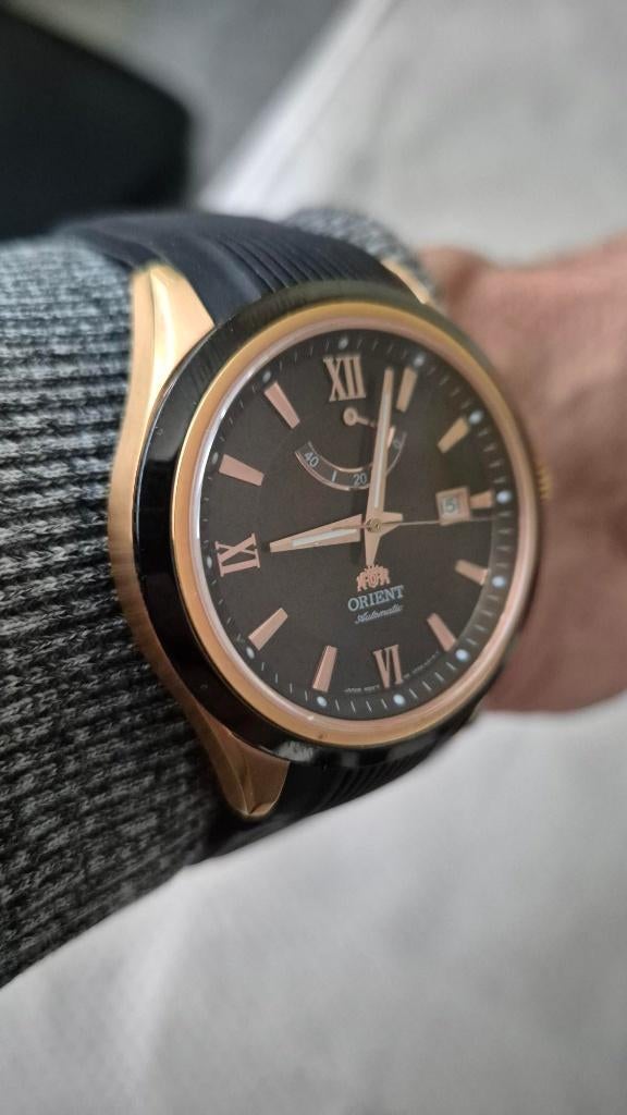 Nieuwe Horloge "Orient" automatic -bronzen materiaal lichaam, Bijoux, Sacs & Beauté, Montres | Hommes, Autres marques, Enlèvement