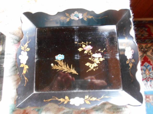 jeu de société d'asie, bois laqué et nacre, Antiquités & Art, Art | Art non-occidental, Enlèvement ou Envoi