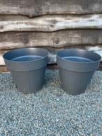 Grote pvc bloembakken elho hoogte 45 cm, Ophalen, Gebruikt