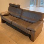 2 lederen tweezit zetels, merk: Durlet, Huis en Inrichting, Ophalen, Gebruikt, Minder dan 75 cm, 150 tot 200 cm