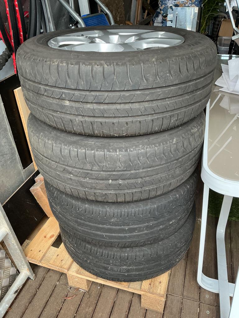 JANTES AUDI D ORIGINE 16 POUCES, 16 pouces, Véhicule de tourisme, Pneus été, 205 mm