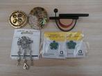 lot van 5 broche, Handtassen en Accessoires, Broches, Ophalen of Verzenden, Zo goed als nieuw, Koper