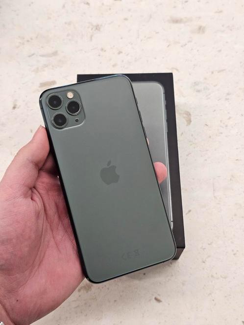 IPHONE 11 PRO MAX 256GB MIDNIGHT GREEN, Telecommunicatie, Mobiele telefoons | Hoesjes en Screenprotectors | Apple iPhone, Zo goed als nieuw