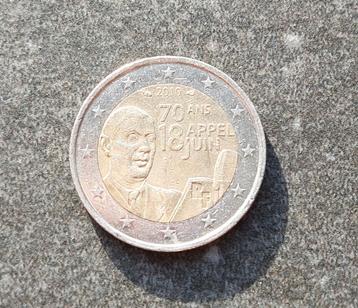 2 euro Frankrijk 2010 Charles de Gaulle, Ophalen of Verzenden, Frankrijk, 2 euro, Losse munt