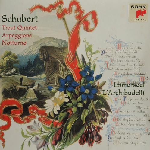 Schubert / Trout Quintet ea- van Immerseel / L' Archibudelli, Cd's en Dvd's, Cd's | Klassiek, Zo goed als nieuw, Kamermuziek, Ophalen of Verzenden