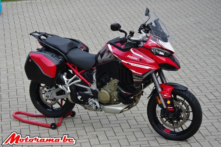 Ducati Multistrada V4 S - 2021 - 16000 km @Motorama, Motoren, Motoren | Ducati, Bedrijf, Toermotor, meer dan 35 kW, 4 cilinders