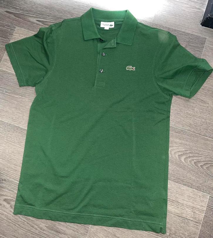 Groene Lacoste polo T-shirt, Vêtements | Hommes, Polos, Comme neuf, Taille 46 (S) ou plus petite, Vert, Enlèvement ou Envoi