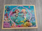 Houten puzzel zeemeermin 60 pcs, Kinderen en Baby's, Speelgoed | Kinderpuzzels, Zo goed als nieuw, Van hout, 4 tot 6 jaar, Meer dan 50 stukjes