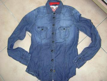 Blouse en jean SORA en taille 36, Enlèvement ou Envoi, Taille 36 (S), Comme neuf, Sora by Jbc
