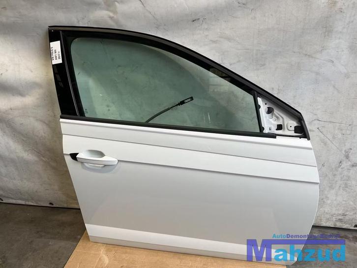 VW POLO 6 AW1 Wit rechts voor deur portier 2017+, Auto-onderdelen, Carrosserie, Deur, Volkswagen, Voor, Rechts, Gebruikt