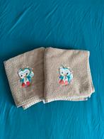 Set 2 kleine handdoeken, Ophalen of Verzenden, Zo goed als nieuw, Bruin, Handdoek