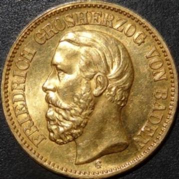 Goud - Duitsland Baden - 20 Mark - Friedrich I - 1894 beschikbaar voor biedingen