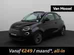 Fiat 500 C Icon 42 kWh EV | Navi | ECC | Cam | PDC | LMV | L, Auto's, Stof, Cabriolet, Lichtsensor, Zwart