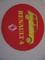 2 stickers Renault 4 : 1 entier + 1 cranté., Collections, Marques & Objets publicitaires, Autres types, Enlèvement ou Envoi, Neuf
