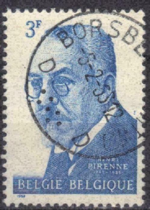 Belgie 1963 - Yvert/OBP 1240 - Henri Pirenne (ST), Timbres & Monnaies, Timbres | Europe | Belgique, Affranchi, Envoi