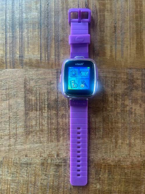 Vtech Kidizoom paars, Handtassen en Accessoires, Horloges | Kinderen, Zo goed als nieuw, Paars, Ophalen of Verzenden