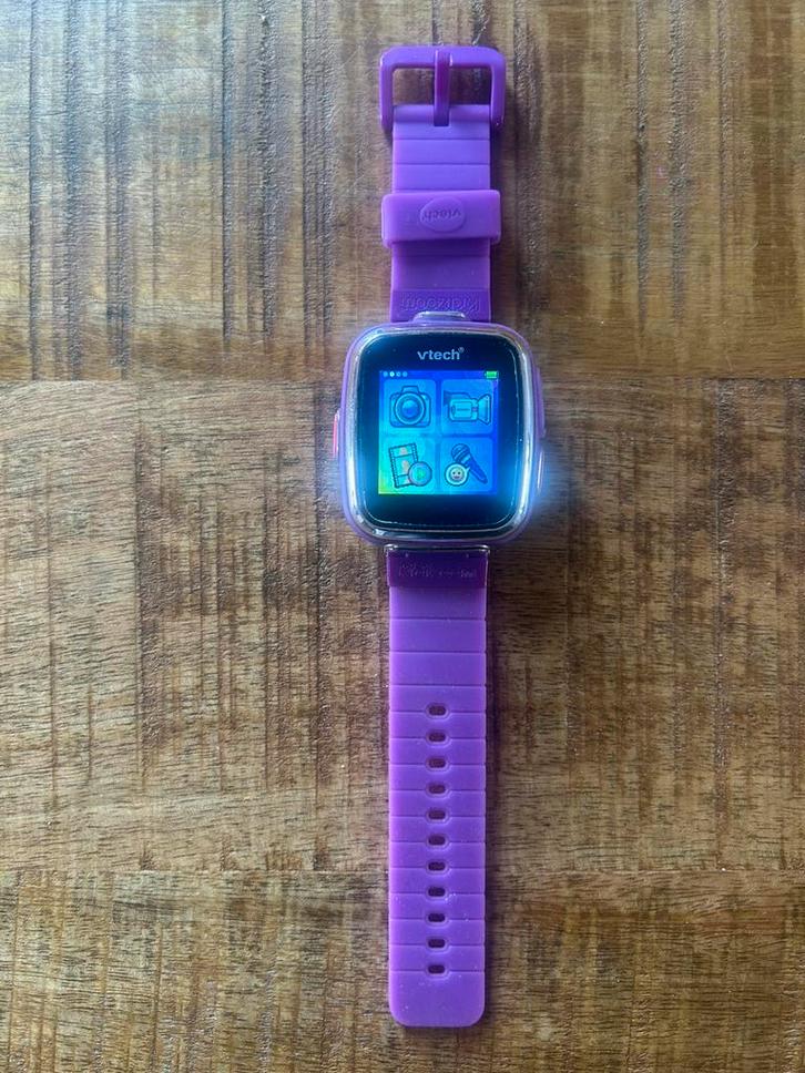 Vtech Kidizoom paars, Handtassen en Accessoires, Horloges | Kinderen, Zo goed als nieuw, Paars, Ophalen of Verzenden