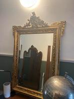 Antieke vergulde spiegel, Antiek en Kunst, 50 tot 100 cm, 100 tot 150 cm, Ophalen of Verzenden