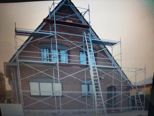 Professionele steiger voor 120 m2 gevel, Doe-het-zelf en Bouw, Steigers, Zo goed als nieuw, Ophalen