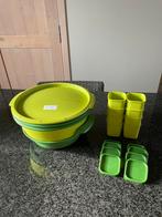 Micro Gourmet Tupperware + 8 potjes, Maison & Meubles, Comme neuf, Vert, Autres types, Enlèvement