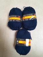 Crocus wol donkerblauw, Hobby en Vrije tijd, Ophalen of Verzenden, Nieuw, Breien of Haken, Wol of Garen